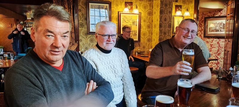 Barry Webb, Brian Egan and Colin Woodbridge